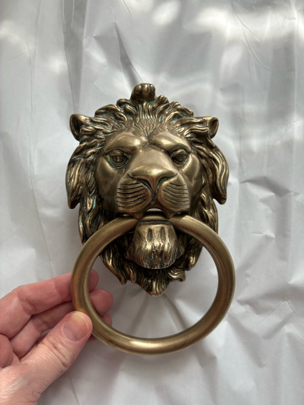 Brass Lion Door Knocker